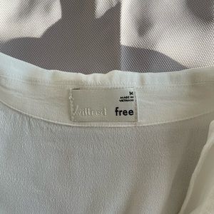 Wilfred Free white flowy button up, size M